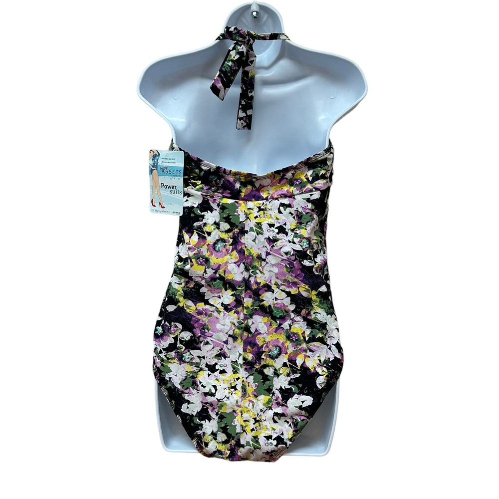 Spanx Assets Sara Blakely Power Suit Slimming One Piece Bathing Suit Size L NEW - Picture 3 of 10